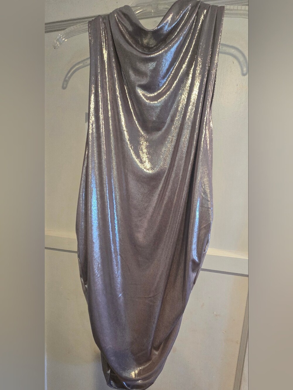 Anthropologie Metallic Lavender Sleeveless Blouse - 3X NWT